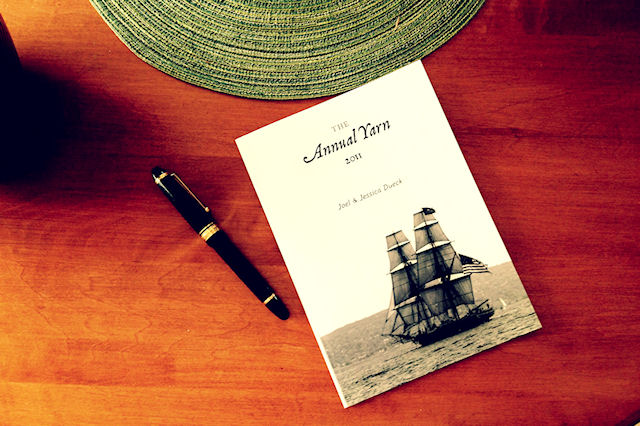 Printed copy of The Annual Yarn: 2011
