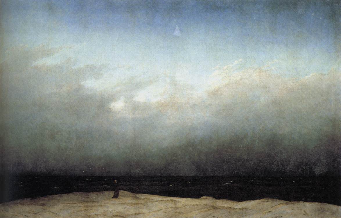 'Monk by the Sea' by Caspar David Friedrich