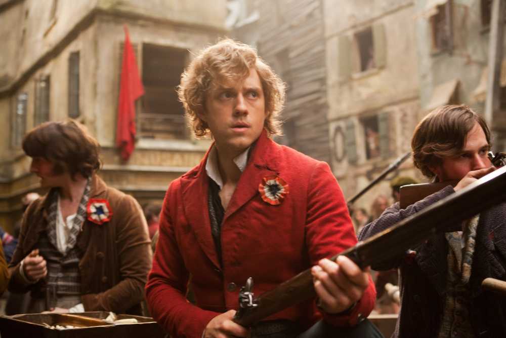 From the movie: Enjolras leads the Parisian Republicans in revolt