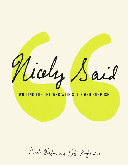 Nicely Said - Book Cover