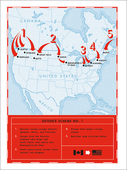 “Defence Scheme No. 1” from War Plan Red By Kevin Lippert