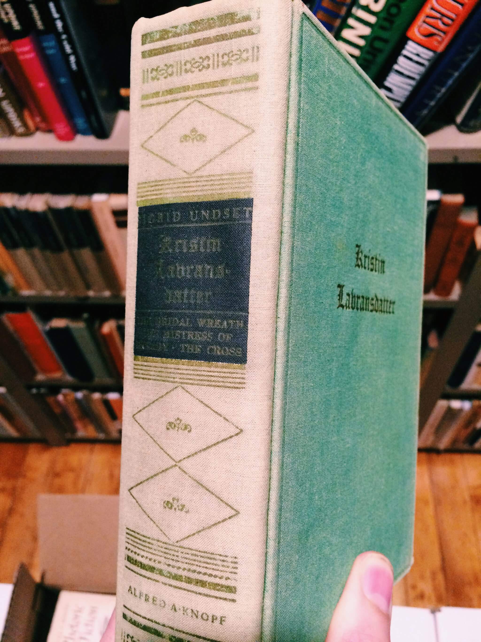 1929 edition of ‘Kristin Lavransdatter’ by Sigrid Undset